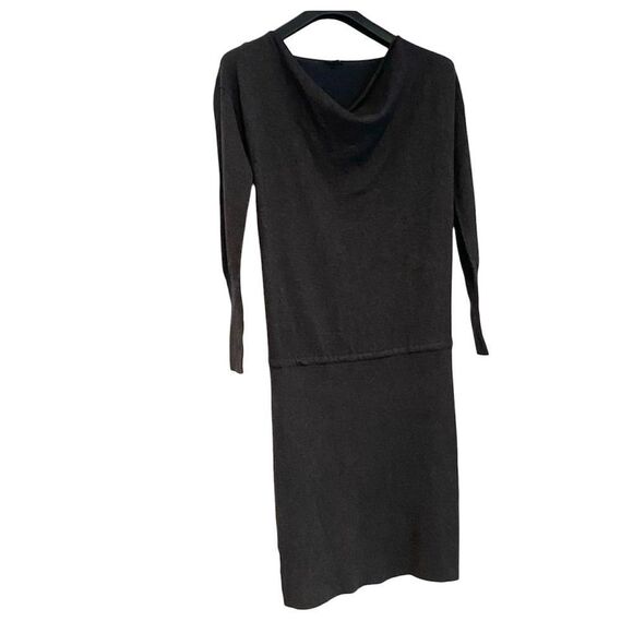 Ann Taylor Cowl Neck Drop Waist Sweater Dress Size Medium - Picture 1 of 4